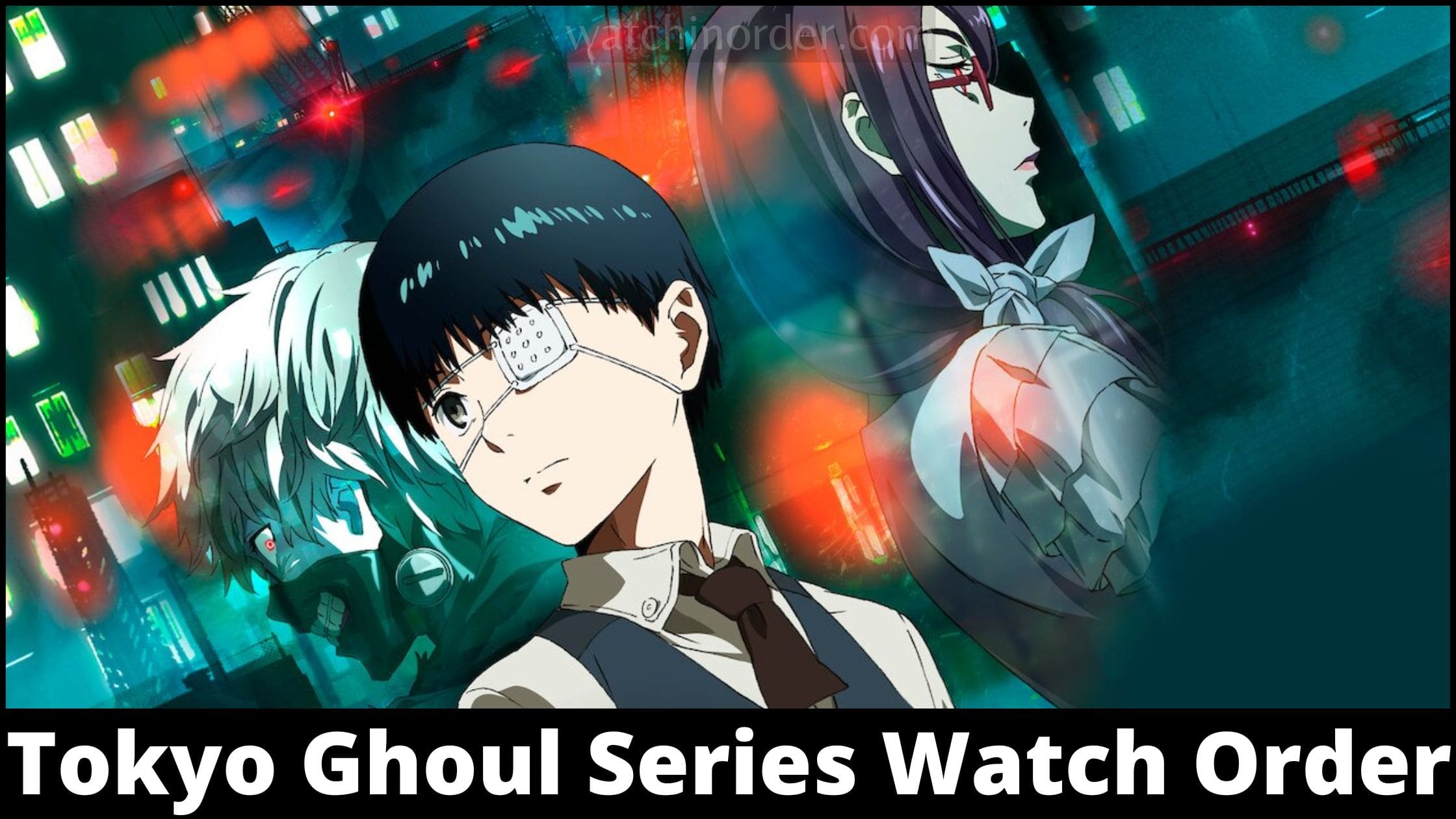 Tokyo Ghoul Series Watch Order Poster